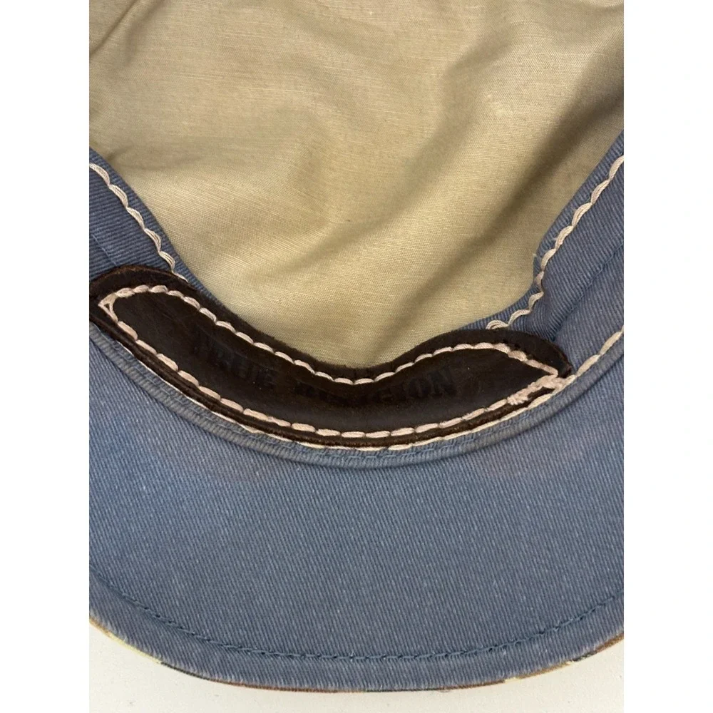 True‎ Religion Strap back Flat Cap Hat Mens Camo Duck Hunter Retro Vintage